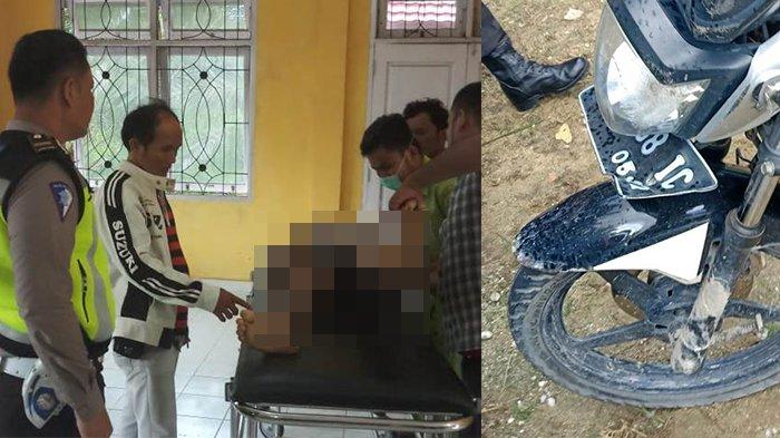 Tersenggol Truk Balak yang akan Didahuluinya di Jalintim Seikijang Riau, Pengendara Motor Tewas