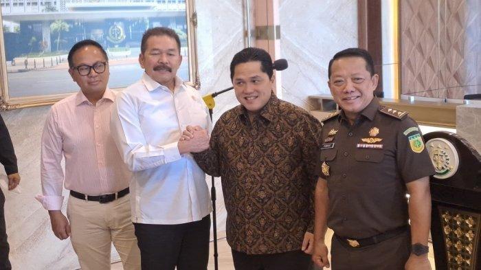 Tiba-tiba Datangi Kejagung RI, Meneg BUMN Erick Thohir Beri Sinyal Bongkar Tindak Pidana Korupsi