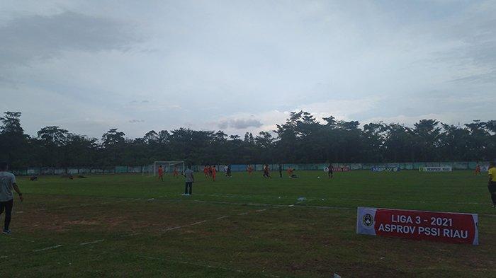 Cekcok Pemain Warnai Laga Tornado FC vs Pekanbaru Warriors di Liga 3 Zona Riau, Berakhir Tanpa Gol