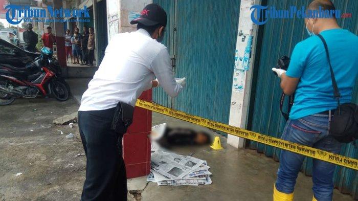 Turun dari Bus Sipirok Nauli, Pria Tanpa Nama Sempat Megap-megap, Akhirnya Tewas di Lantai Ruko
