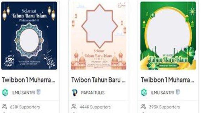 Twibbon 1 Muharram 1445 Hijriyah Ada 30 Link Twibbon Tahun Baru Islam 1445 H