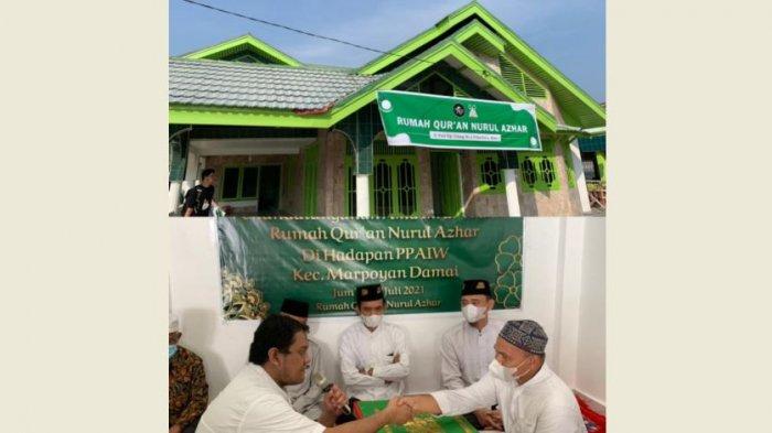 Ustaz Abdul Somad Saksikan Ikrar Wakaf Rumah Qur'an Nurul Azhar di Pekanbaru
