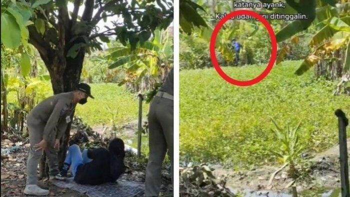 VIRAL Video, Didatangi Satpol PP, Cewek Ditinggal Ayang Kabur Lagi Bobok di Pinggir Rawa