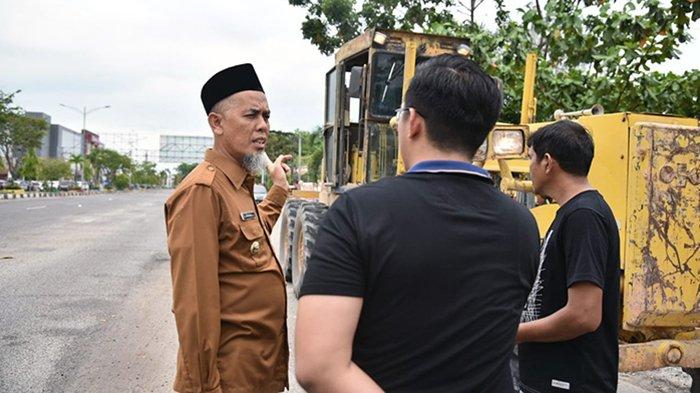 Anggaran Rp 17,9 Miliar dari DAK, Perbaikan Jalan Jendral Sudirman Dumai Mulai Dikerjakan