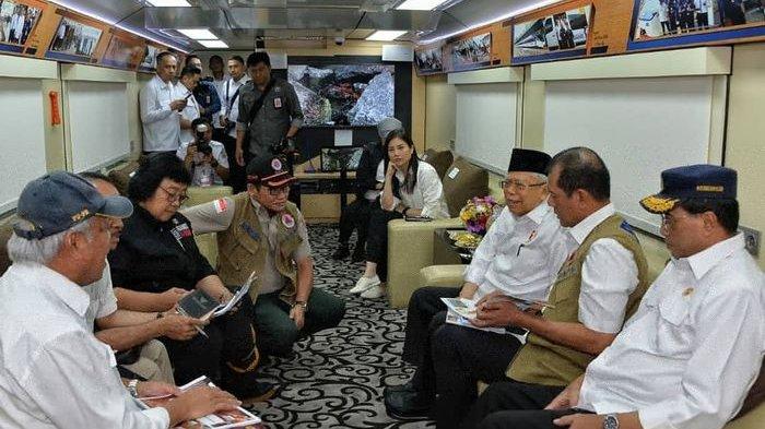 Warga SORAKI Kereta yang Sempat Ditumpangi Wapres Maruf Amin, Jubir: Wapres Sudah Tidak Ada di Situ