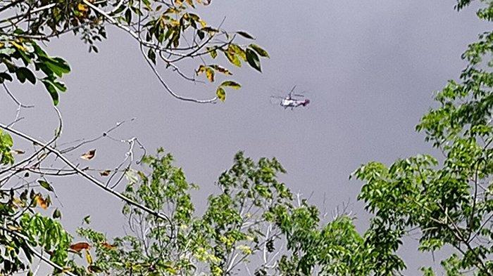Sulit Padamkan 2 Titik Karhutla di Bengkalis Meski Dibantu Helikopter Water Bombing, Ini Kendalanya