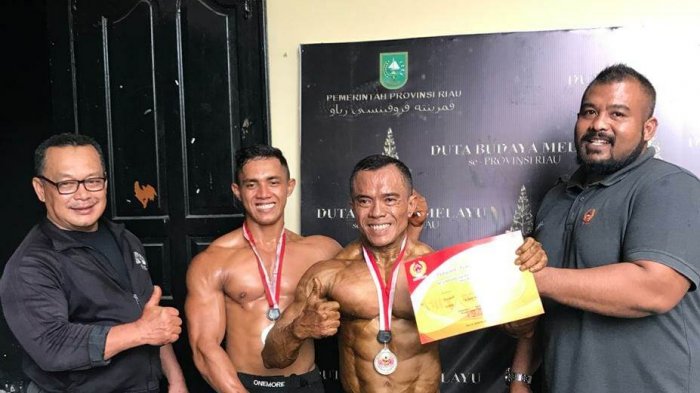 Atlet Binaraga Kuansing Raih 2 Perak di Kejurprov 2018