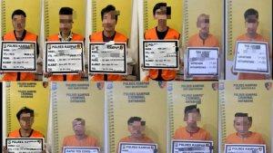 Kolase_foto_11_tersangka_ilog_yang_ditangkap_Polres_Kampar.jpg