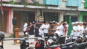 Jemaah Muhammadiyah Pelalawan Gelar Shalat Idul Fitri di Lapangan Ramayana Pangkalan Kerinci