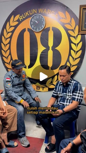 Pos Kamling RW 8, Payung Sekaki, Siap Jaga Kampung !!
