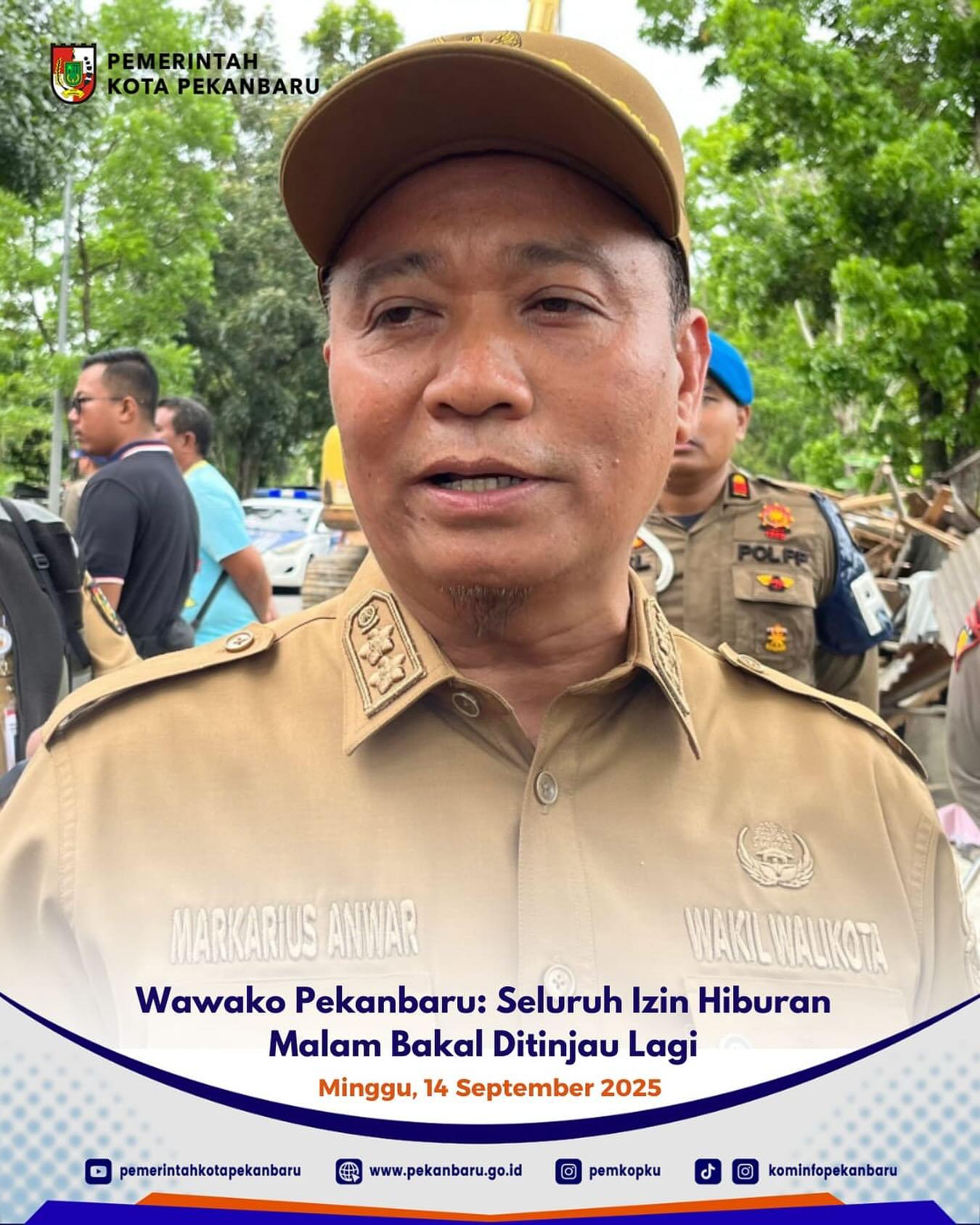 Wawako Pekanbaru: Seluruh Izin Hiburan Malam Bakal Ditinjau Lagi