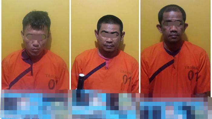 Transaksi Narkoba di Dalam Rumah, Tiga Pria di Inhu Dibekuk Polisi