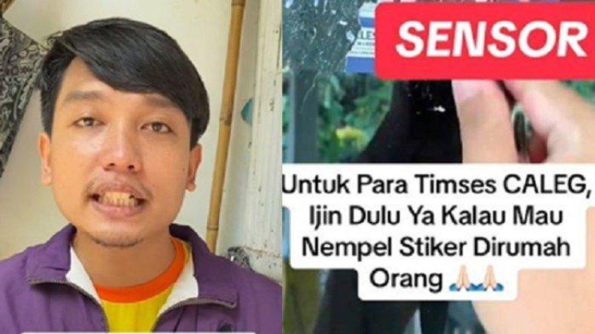 Viral Tiktokers Lumajang Copot Stiker Caleg di Rumahnya Disomasi, Begini Kata NasDem Lumajang