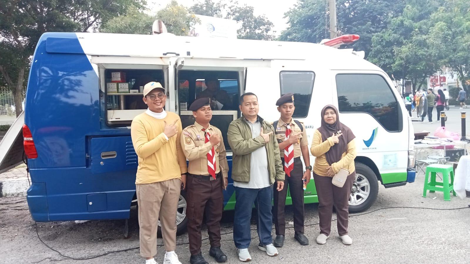 BBPOM Pekanbaru Gelar Pameran dan Edukasi Obat dan Makanan di Car Free Day