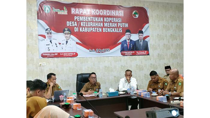 Desa di Bengkalis Sudah Gelar Musyawarah Pembentukan Koperasi Merah Putih, 5 Sudah Terbit Akta