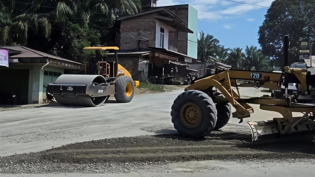 Jalan Rusak 9,5 Km, UPTJJ VI Dinas PUPR PKPP Riau Fokus Fungsionalkan Ruas Dalu-Dalu–Mahato - Tribunpekanbaru.com
