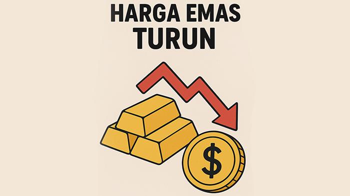 Harga Emas Antam, Galeri24 dan UBS di Pegadaian Kembali Turun, Ini Rinciannya - Tribunpekanbaru.com