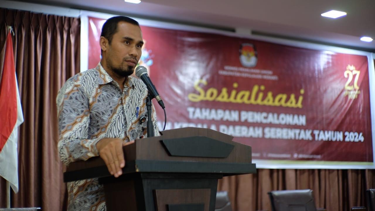 KPU Masih Lakukan Verifikasi Administrasi Berkas Bapaslon Pilkada Meranti 2024