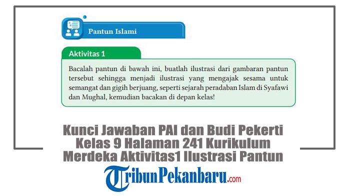 Kunci Jawaban Halaman 241 PAI Kelas 9 Kurikulum Merdeka BAB 10 Aktivitas 1, Ilustrasi dan Gambaran