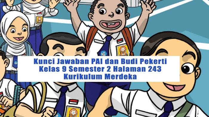 Kunci Jawaban Halaman 243 PAI Kelas 9 SMP Kurikulum Merdeka Aktivitas 2: Pertanyaan Rubrik Tafakkur 
