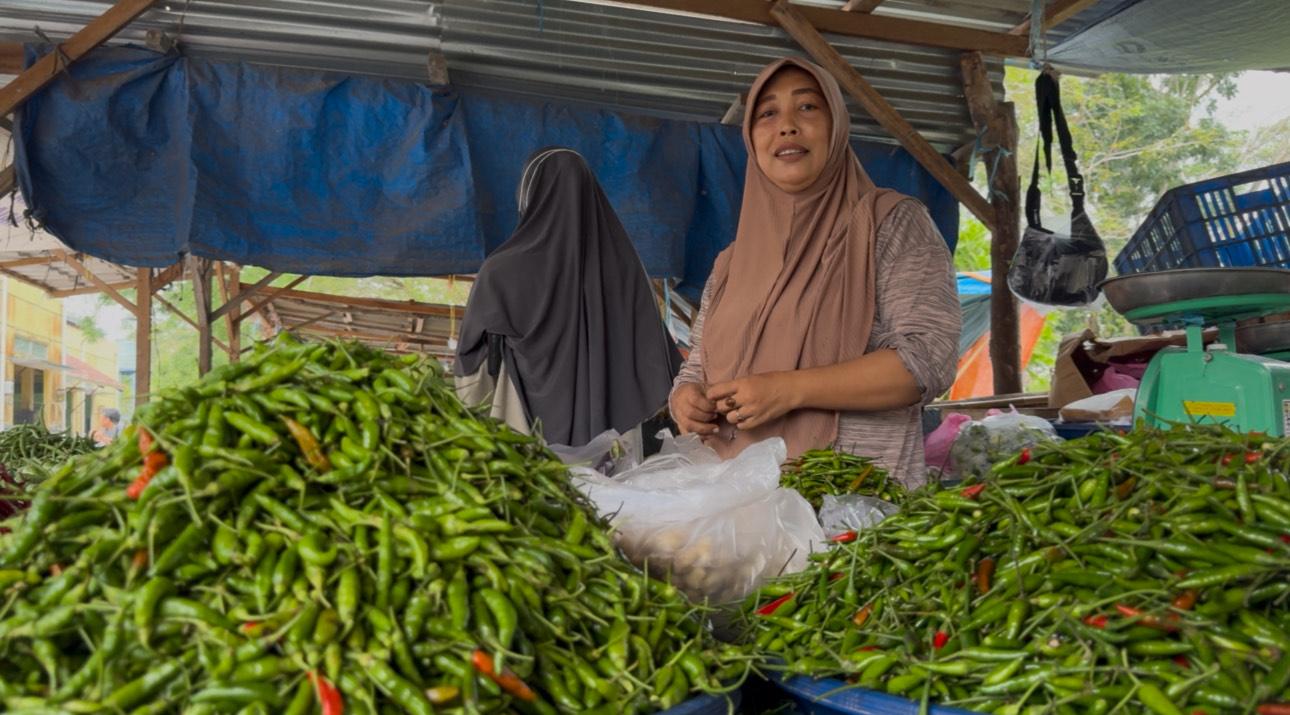 Harga Sembako di Kota Siak Masih Stabil, Disperindag Pastikan Stok Aman