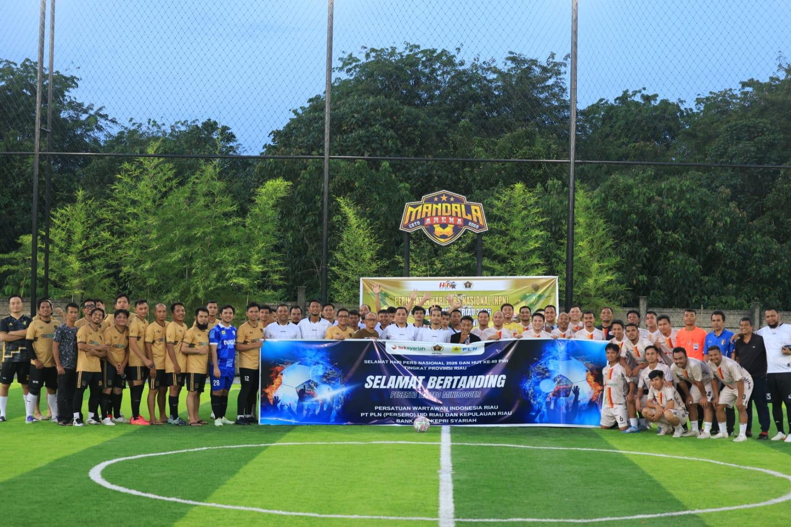 PLN UID Riau dan Kepri Perkuat Sinergi Bersama Insan Pers pada Trofeo Mini Soccer HPN 2026