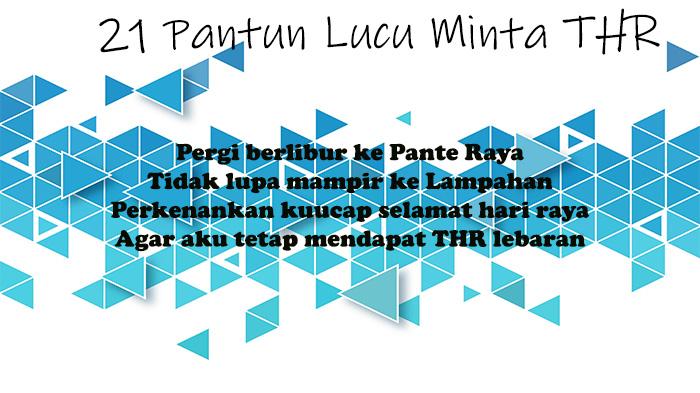 VIRAL TIKTOK, 21 Pantun Lucu Minta THR untuk Idul Fitri 2024: Cocok Dikirim Via Media Sosial