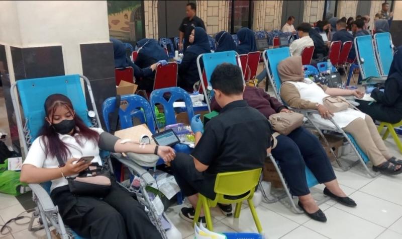 Peringati HUT ke-50 BKGR, Aksi Donor Darah Digelar di Mal Pekanbaru