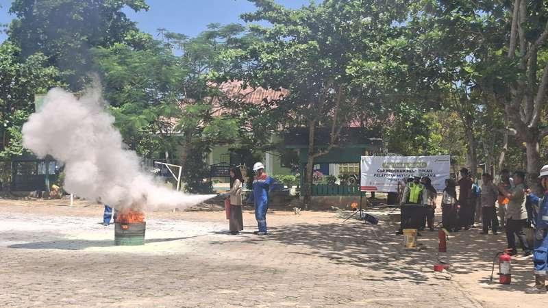 Pertagas ORA Gelar Pelatihan Mitigasi Bencana Kebakaran & Sosialisasi Keamanan Jalur Pipa - Tribunpekanbaru.com
