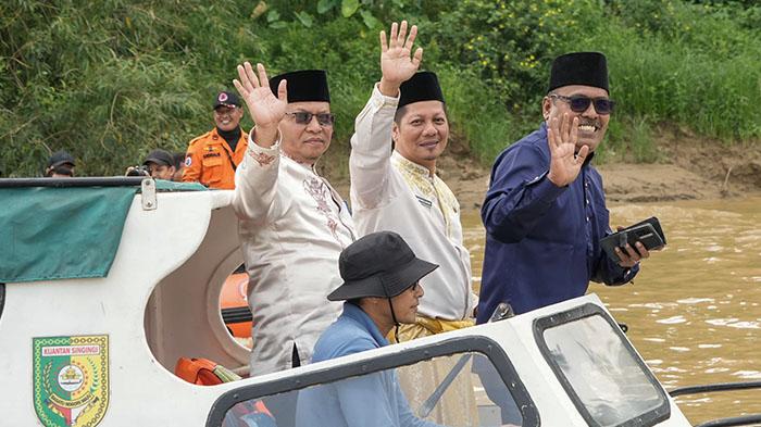 Lepas Pacu Jalur Rayon III, Plt Bupati Muklisin Janji Bakal Rawat Tradisi Khas Kuansing - Tribunpekanbaru.com
