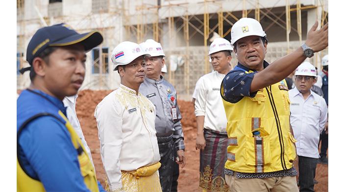Progres Sekolah Rakyat Kuansing Tembus 82 Persen, Muklisin Ingatkan Kontraktor Jangan Kendur - Tribunpekanbaru.com