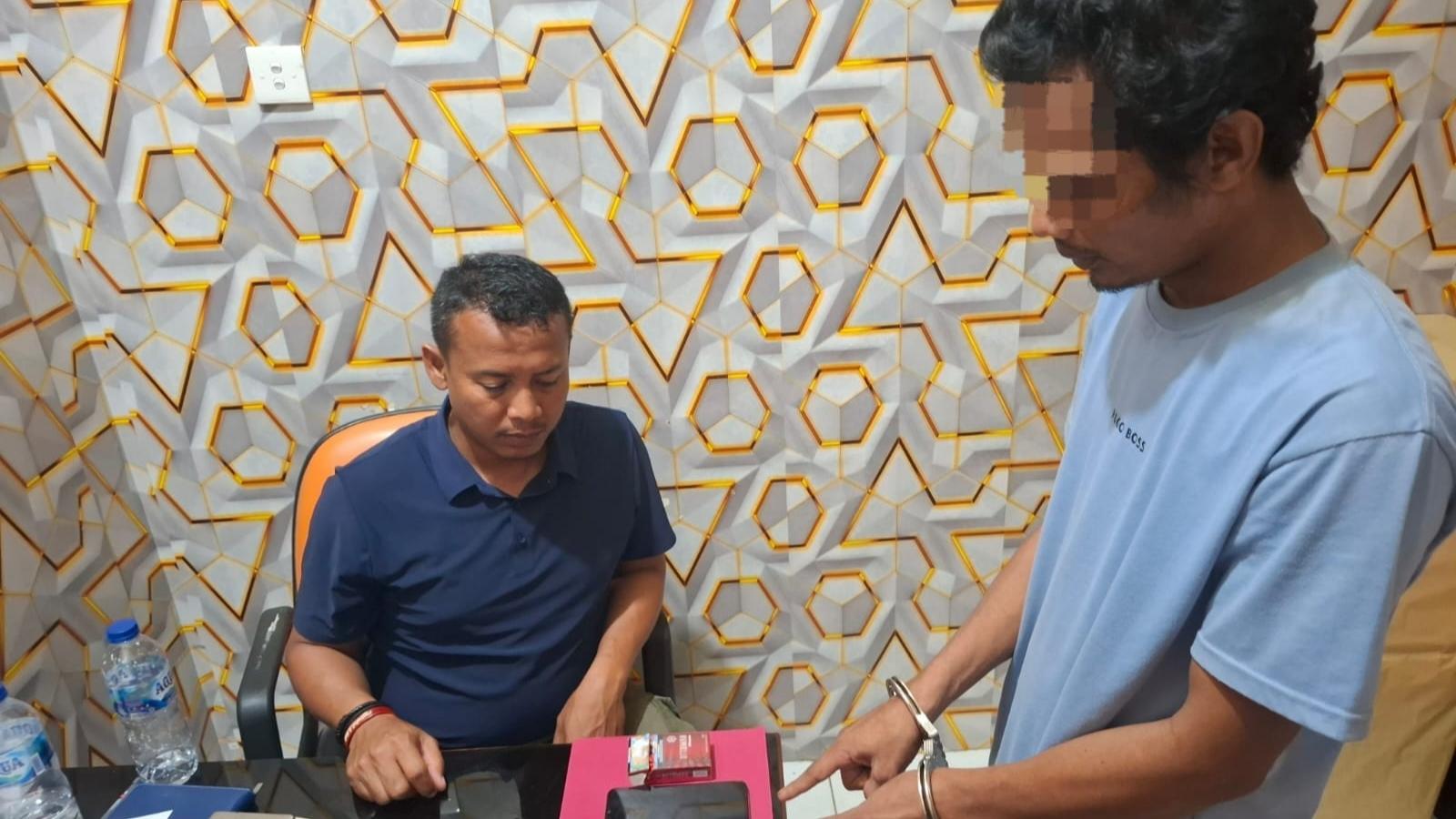 Polsek Singingi Hilir Kuansing Bekuk Pengedar Sabu, Bermula dari Informasi Warga