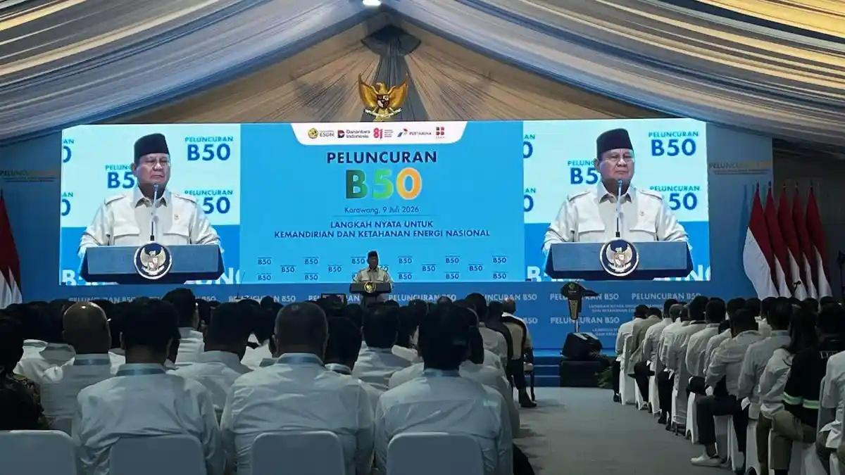 Prabowo Resmi Luncurkan BBM Baru B50, Ngaku Kaget Indonesia Dibicarakan Tokoh Dunia - Tribunpekanbaru.com