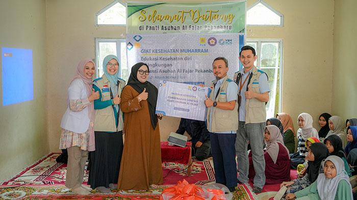 YBM PLN UIP Sumbagteng dan PIKK PLN UIP Sumbagteng Edukasi Anak Asuh Panti Asuhan Al Fajar - Tribunpekanbaru.com