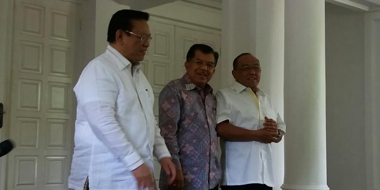 Ketika Ical dan Agung Sarapan Pagi di Rumah Jusuf Kalla