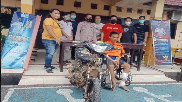 Buron, Pria Sumsel yang Ajak Istri Curi Motor dan Siksa Anak Tiri Hingga Tewas Dicokok Di Tangerang