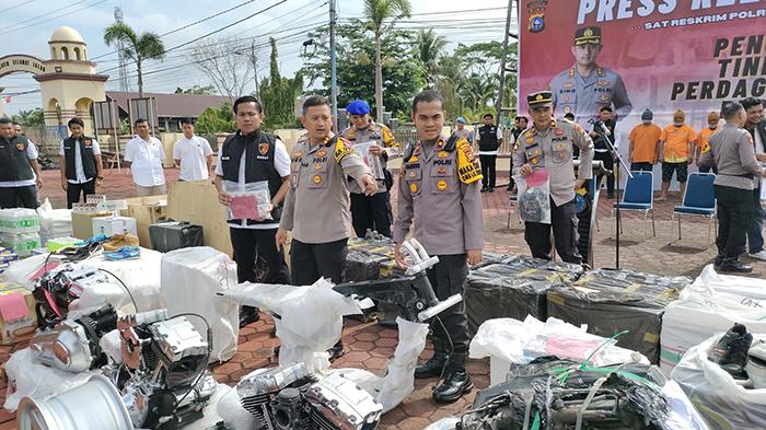 Nilai Barang dari Luar Negeri Tanpa Dokumen yang Disita Polres Bengkalis Rp 5 M, Ini Rinciannya