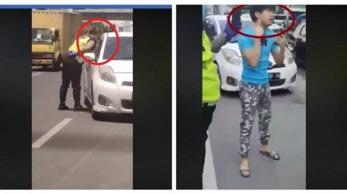 KEJAM, Begini Nasih Oknum Polantas yang Videonya Viral Ketahuan Minta Uang dan Ludahi Pengendara
