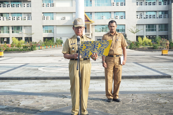 Pimpin Ikrar Pernyataan Sikap, Bupati Inhil Tegaskan ASN Harus Netral di Pemilu