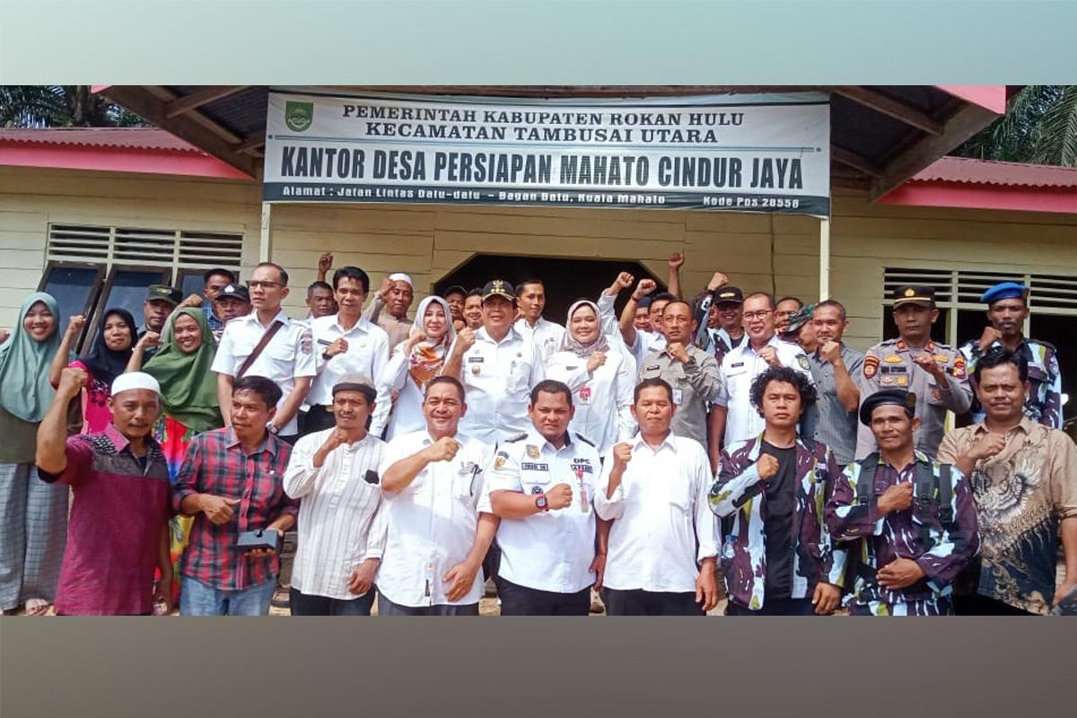 Dukung Pemekaran Desa, Bupati Rohul Sukiman Tinjau 8 Desa Persiapan di Tambusai Utara