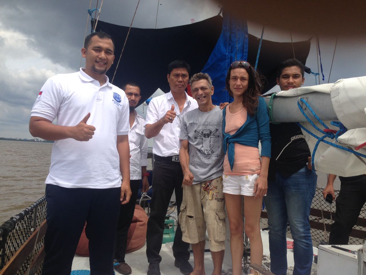 Sepasang Petualang Asing Terdampar di Perairan Meranti, Polisi Tidak Temukan Indikasi Spionase