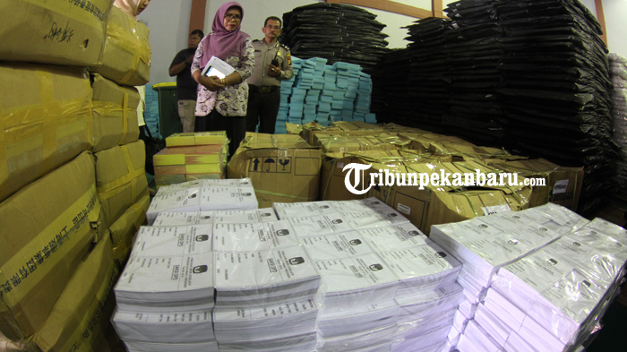 KPU Inhil Masih Mencari Tempat Alternatif Melipat Surat Suara dan Simpan Logistik Pemilu 2019