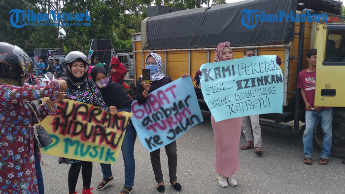 Gara-gara Sepi Job Saat Pandemi Covid-19, Artis Organ Tunggal Gelar Demonstrasi, Gugus Tugas Izinkan