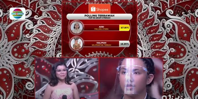 Halimah Kalteng Tersenggol di TOP 56 Grup 5 Merah LIDA 2021, Hazmi Aceh Lolos ke Babak Berikutnya