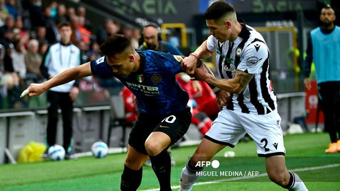 SKOR Akhir Udinese vs Inter Milan dan Update Klasemen Liga Italia, Nerazzurri Bayangi AC Milan