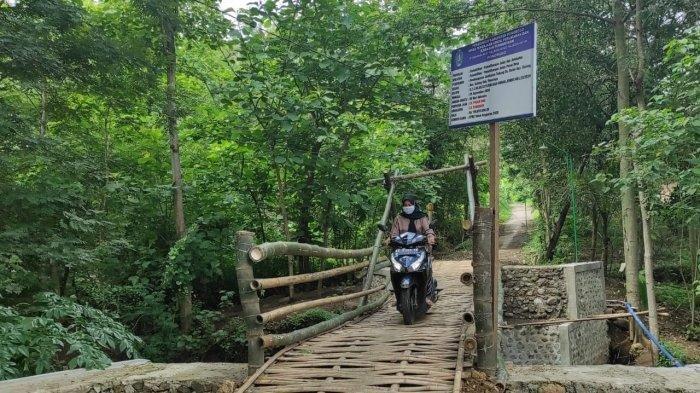 VIRAL Proyek Jembatan Bambu Bernilai Hampir Rp 200 Juta, Begini Penjelasan Kepala Desa