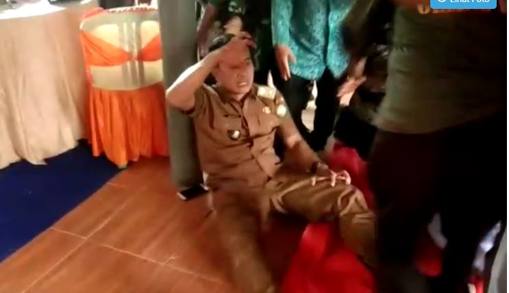 HOROR! Pak Kades Kesurupan Saat Penari Jaipong Menyanyikan Lagu Wangsit Siliwangi, Mirip Harimau