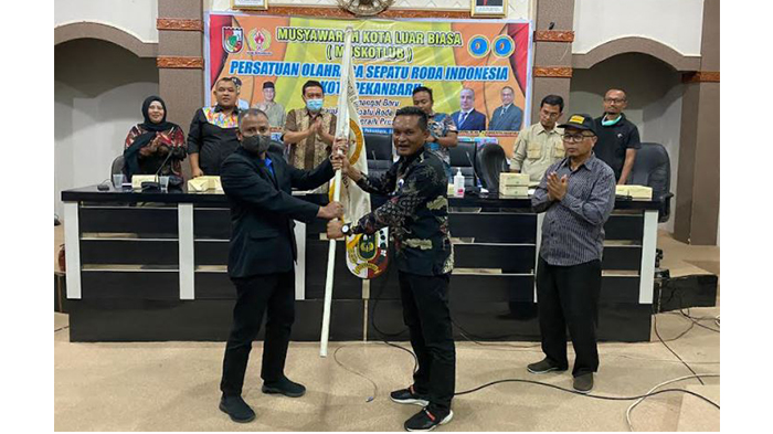 Terpilih Aklamasi Dalam Muskotlub, Zulfikri Pimpin Sepatu Roda Pekanbaru