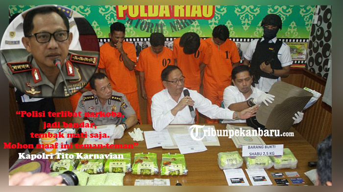 Kapolri: Polisi Terlibat Narkoba, Jadi Bandar, Tembak Mati Saja, Mohon Maaf Ini Teman-teman