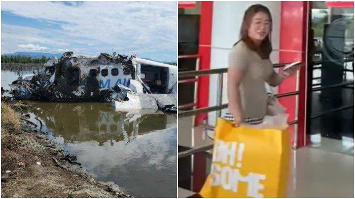 Sebelum Jadi Korban Tewas Pesawat Sam Air, Sri Meyke Sempat Bercanda Pesawat Jatuh, Ini Katanya